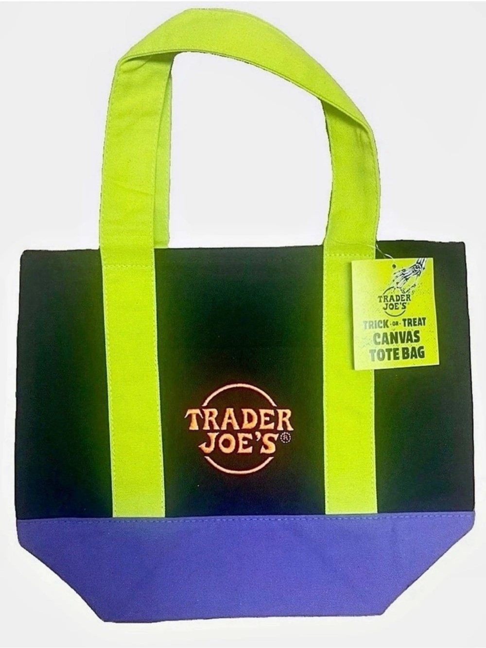 Trader Joe's Trick-or-Treat Mini Canvas Tote Bag Set